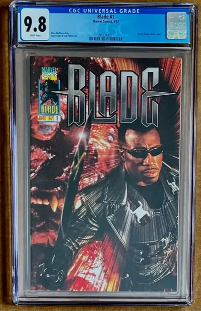 Blade Movie Preview # 1 CGC 9.8 NM/MT promo photo cover Wesley Snipes Marvel