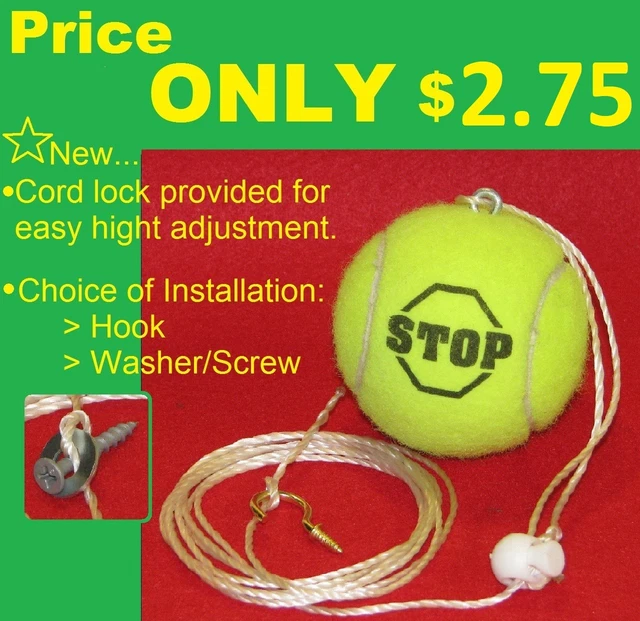 TENNIS BALL GARAGE STOP Parking Marker, Easy Parking Guide, Reliable