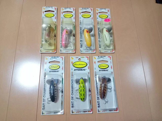 Old Lure Arbogast Jitterbug Set of 5 Fred Arbogast