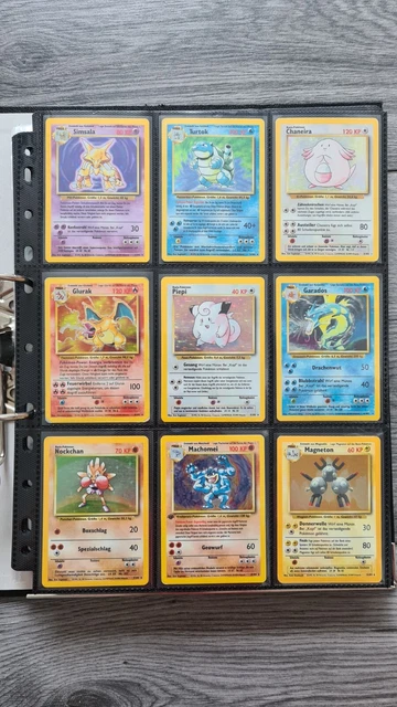 Pokemon Karten Basis Set komplett - 1999 - deutsch - 102/102
