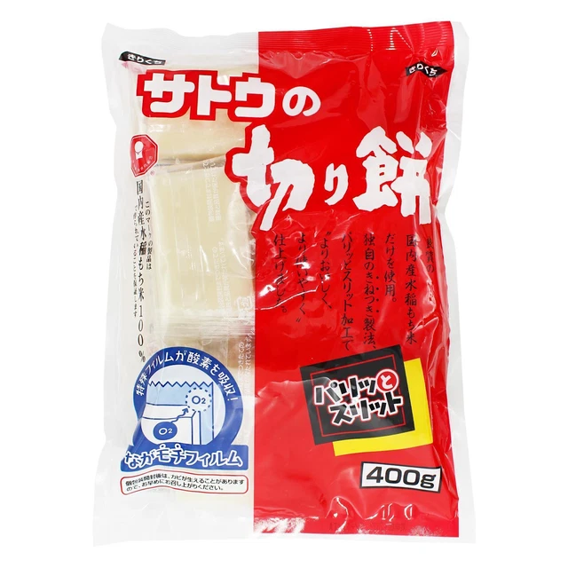 Sato Kirimochi Japanische Reiskuchen 400g Japanese Kiri Mochi Rice Cake