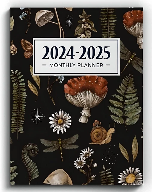 Exquisite 2024 2025 two year monthly planner calendar large format