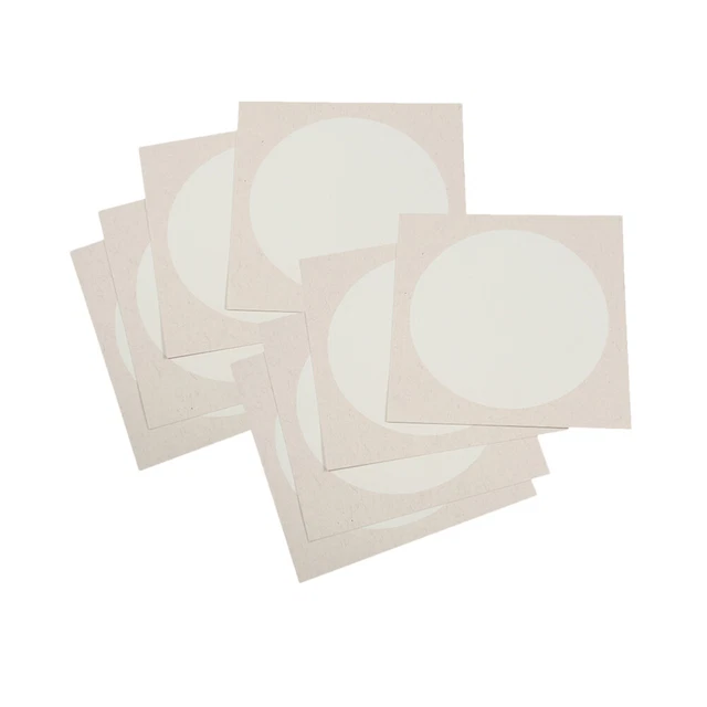 10 Hojas Cartón Triturado Blanco Peso de Cartas Más Grueso