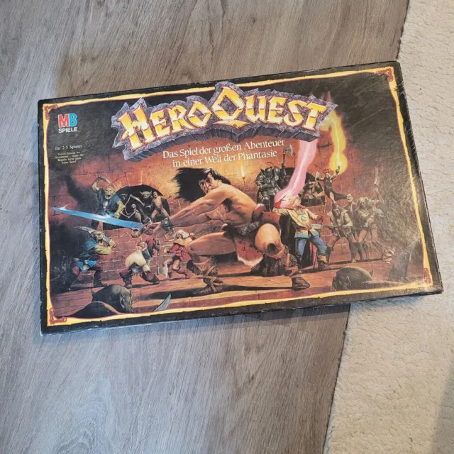 HERO QUEST Brettspiel gebraucht von 1989 MB
