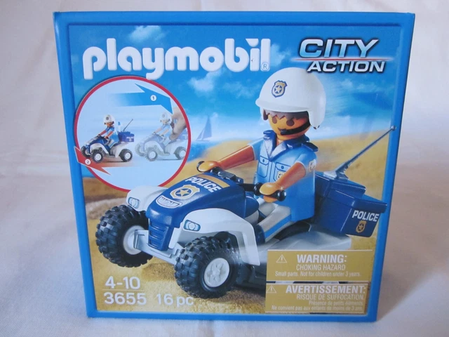Playmobil City Action 70817 pas cher, Starter Pack - Policier et démineur Playmobil City Action 70817 pas cher, Starter Pack - Policier et démineur