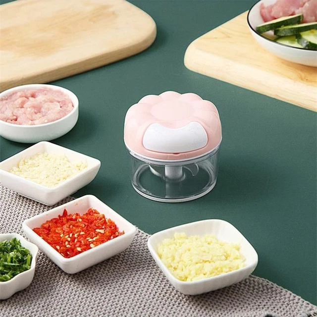 frutta e verdura Aiuti alimentari Chopper aglio manuale Cutter per condimenti