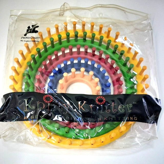 Knifty Knitter II, conjunto de cinco telares redondos
