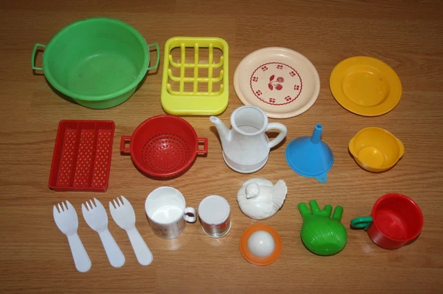 Lot Dinette Et Jouets De Cuisine Anciens - Vintage Kitchen Toys Collection