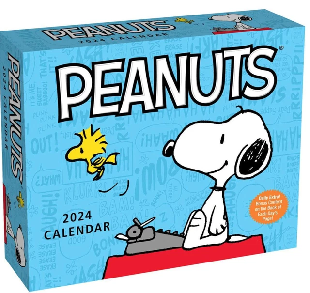 PEANUTS 2024 DAYTODAY Calendar Andrews McMeel FAST DELIVERY £13.70