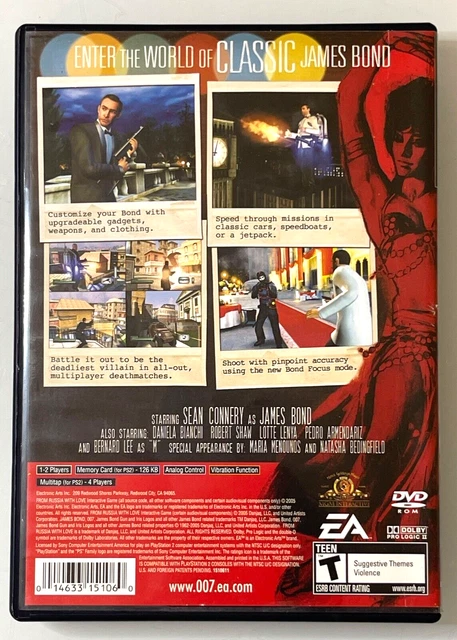 Jeu From Russia With Love 007 Sur PS2 – Pal, TBE, Testé Et Fonctionnel (pro)