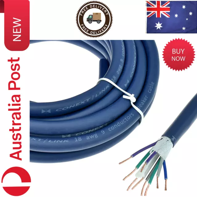 Conductor Speed Wire Speaker Cable Multiple 20 FT Feet 9 18 GA AWG Gauge | AU