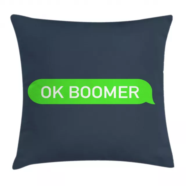 OK Boomer Federa Fodera Cuscino Cellulare Messaggio Meme