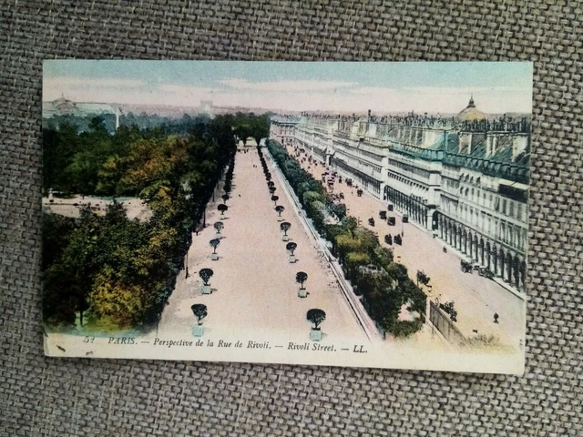Cpa Paris Perspective De La Rue Rivoli