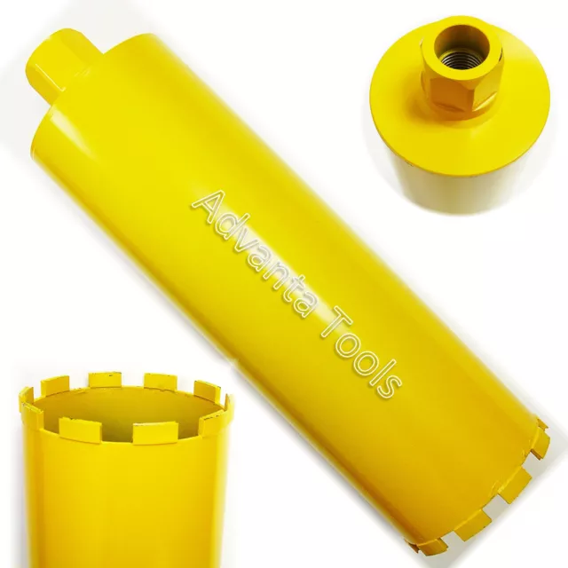 4” Wet Diamond Core Bit for Heavy Reinforced Concrete - Soft to Hard Aggregate