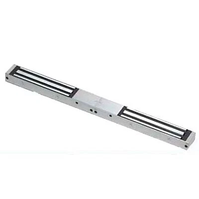 Serratura porta elettromagnetica slimline per porte doppie 12/24v monitorata DC