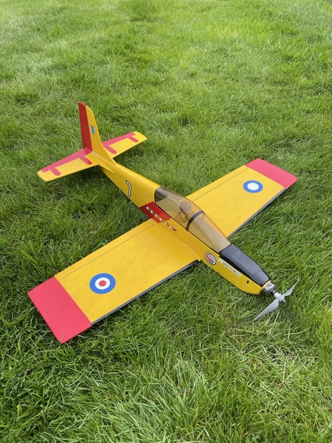 RC MODEL AIRCRAFT Raf 26.5” 67cm Wood Vintage 3ch Handmade Lovely Plane ...