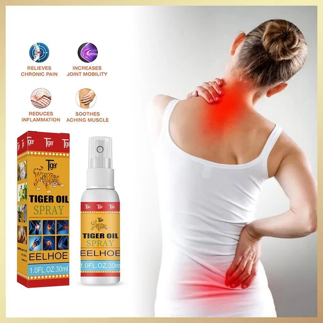 Lindert Schmerzen Blutergüsse Schwellungen rheumatische Arthralgie 30ml Tigeröl Spray