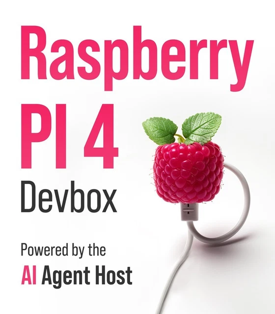 Raspberry Pi 4 Devbox  Powered By AI Agent Host on 64GB  SD card + BME680 sensor