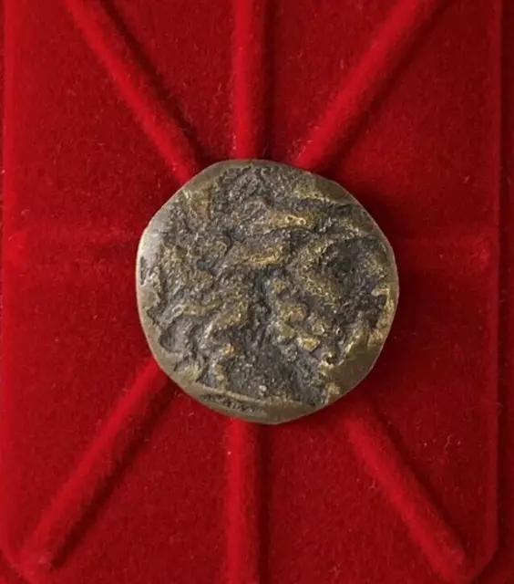 Ancient Silver Ar Denarius Rare Coin Of Julius Caesar: Depicting Ceres (46 Bc) 2