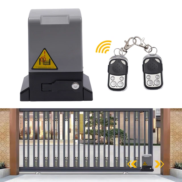 SLIDING GATE OPENER Electric Automatic Motor Remote Kit w/ 6m Rails