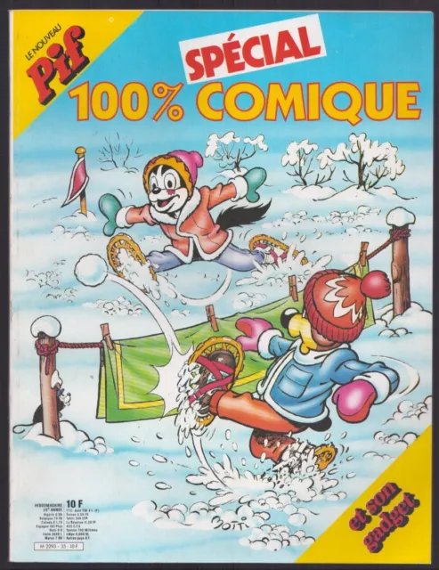 Le Nouveau Pif Special 100% Comique  N°35 . 1984 . Pif Gadget .