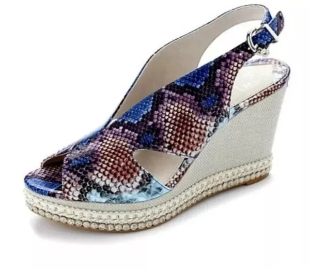 Moda in pelle nevva wedge sandal cheap