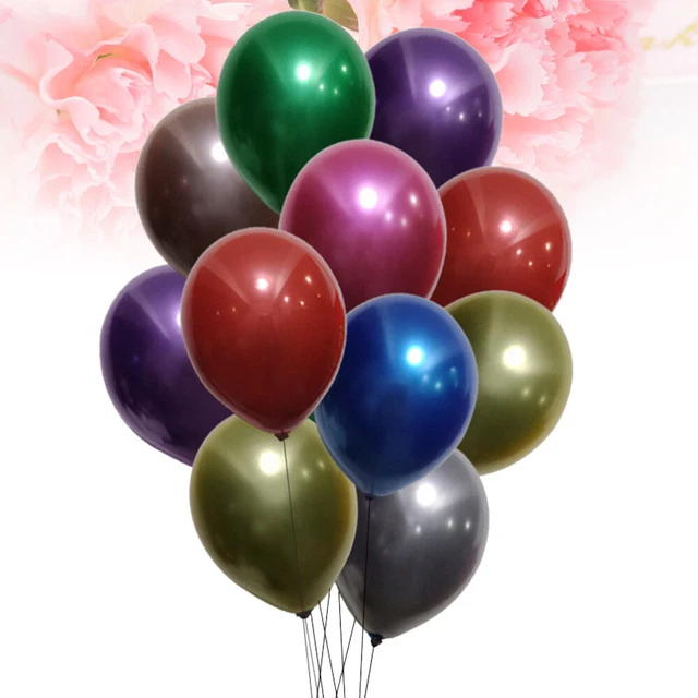 50Pcs 12Inch Latex Balloons Party Rainbow Balloons Pearl Balloon