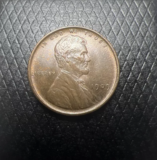 1909 VDB Lincoln Head Wheat Cent Bronze BN Penny Au-Bu High grade (SKU610)