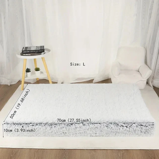 Dog Bed Mattress For Small Dogs Plush Memory Foam Cozy Bed Bundle W/ Dog Toys 3
