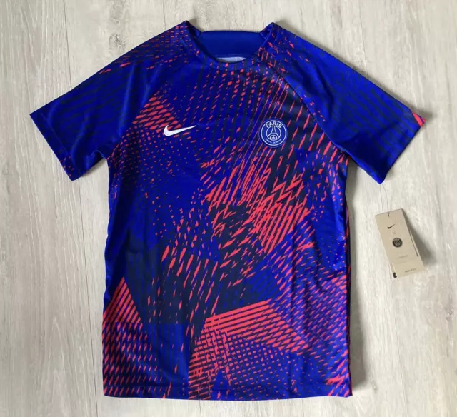 Nike PSG Trikot Herren Gr. M Paris Saint Germain Neu Shirt Blau Rot