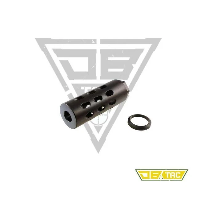 Black 308 Linear Compensator Muzzle Brake – 5/8x24 TPI – 7075 T6 Aluminum