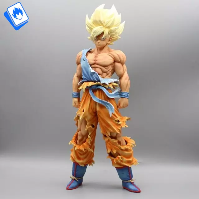 Action Figure Dragon Ball Z Goku Super Sayan 43cm STATUA DA COLLEZIONE Anime