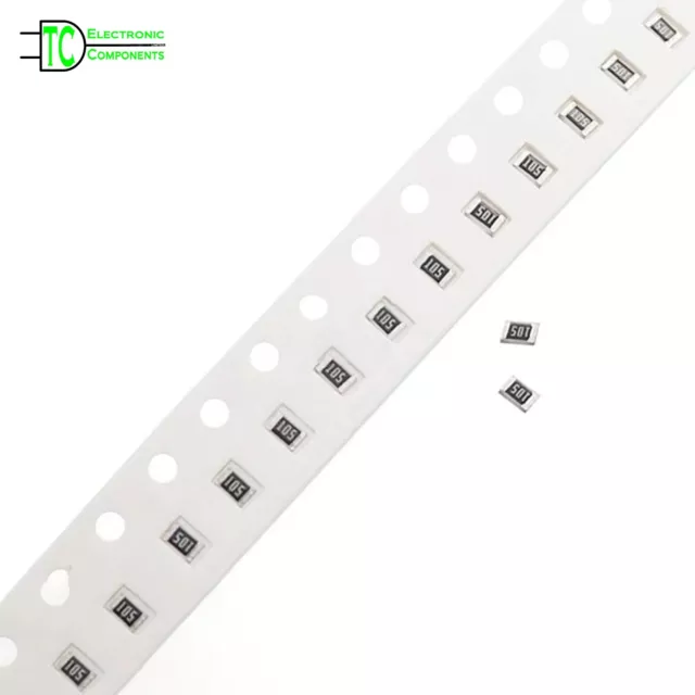 0805 SMD Resistors 0.125W 1% tolerance  Full Range Available 0 ohm to 20M ohm