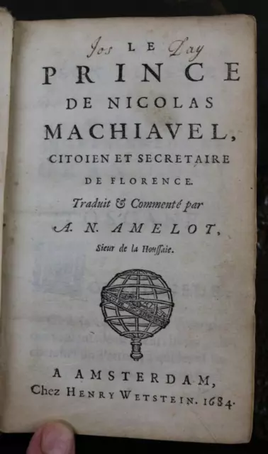 1684 Machiavelli, How To Become And Remain A Prince, Vellum Bound, Amsterdam