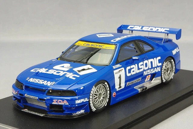 1:43 EBBRO #62 Calsonic Skyline GT-R Gr-A blue GTR BNR32