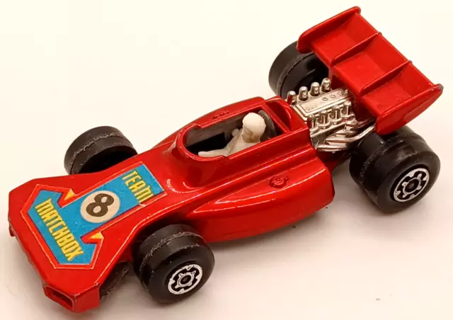 TEAM MATCHBOX FORMULA RACER ROT RED MATCHBOX SUPERFAST No.24 ENGLAND VON 1973