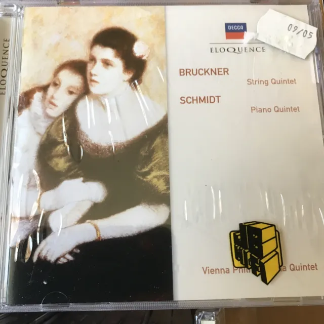 Bruckner/ String Quartet Schmidt Piano/ Vienna Philharmonic Decca CD #A2