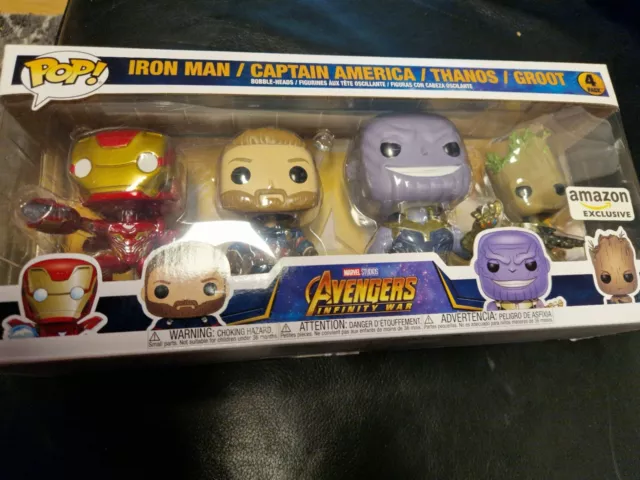 Funko Pop! Marvel Avengers Infinity War Iron Man/Captain America/Thanos/Groot...