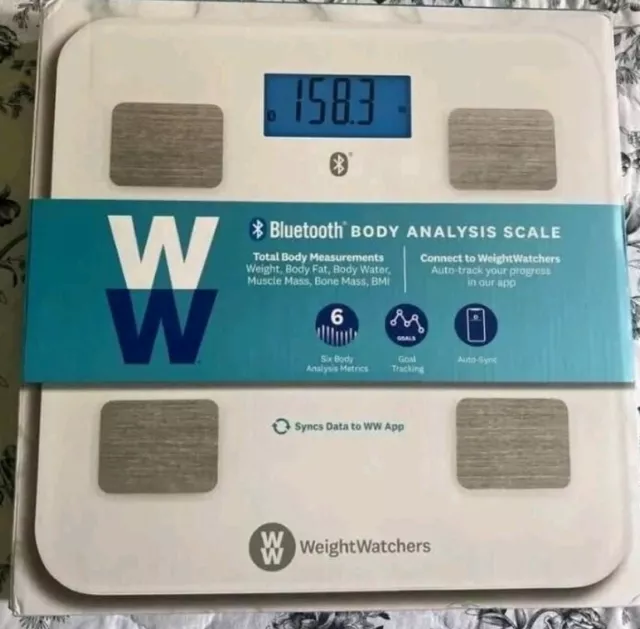 Brand New Weight Watchers Smart Bluetooth Body Analysis Scale WW930ZF by  Conair.