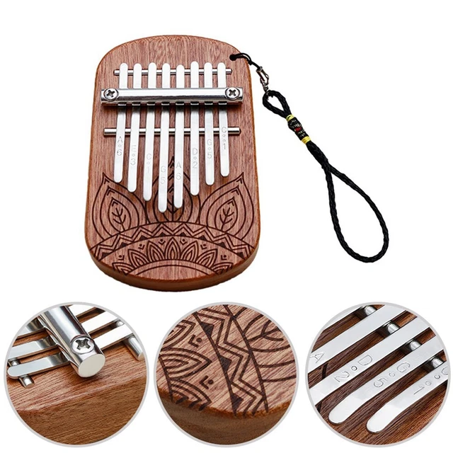 Support En Bois Pour Kalimba Alnicov - Compatible 10/17/21 Touches - Antidérapant - Portable