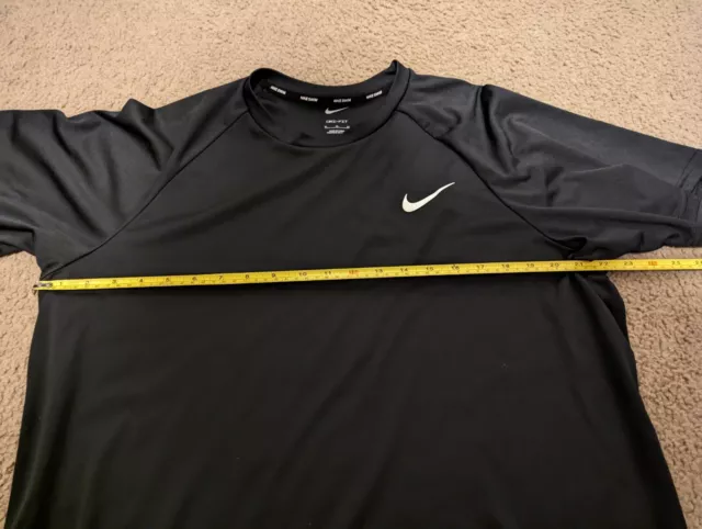 Nike Dri Fit Mens Swim Shirt UPF 40+ XL NESSA589-001 Black 3