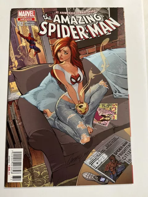 Amazing Spider-man 12 Mexican Variant Cover S. Campbell from #601 HTF/Rare NM?