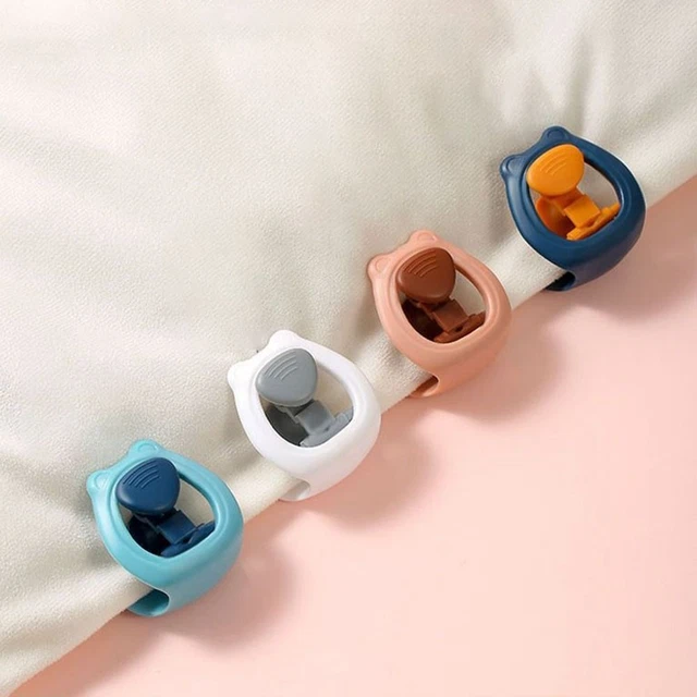 Sans aiguille Clips de draps de lit ABS Boucle fixe  Chambre à coucher