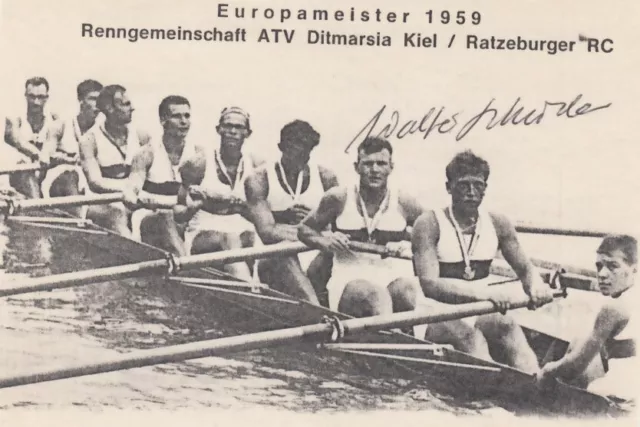 Walter Schröder (1932-2022): Olympiasieger 1960 Rudern GER