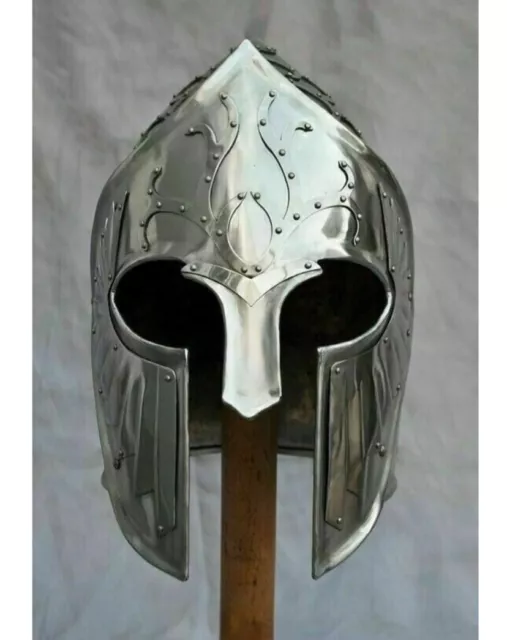 18 Guage Medieval Armor Lotr Gondor Helmet LARP SCA Steel Viking helmet Costume