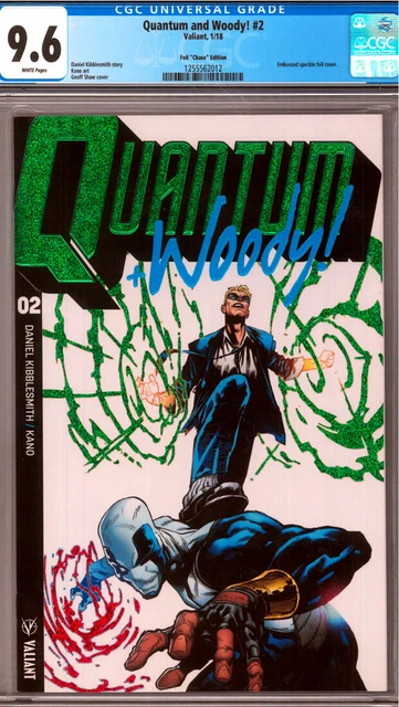 Quantum & Woody 2017 #1 Ultra Foil Chase Variant Valiant Comics Cgc 9.6