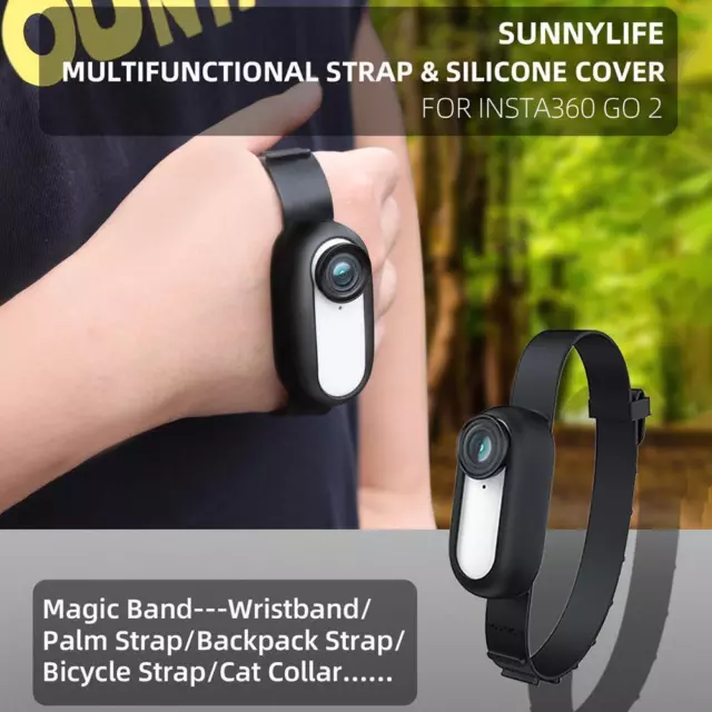 Silicone Protective Case Wristband for Insta360 GO 2 Action Camera Accessories