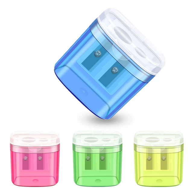 Temperamatite Staedtler 512 001 - A Due Fori Con Serbatoio, Per Matite Fino A 10,2 Mm | Blu E Argento