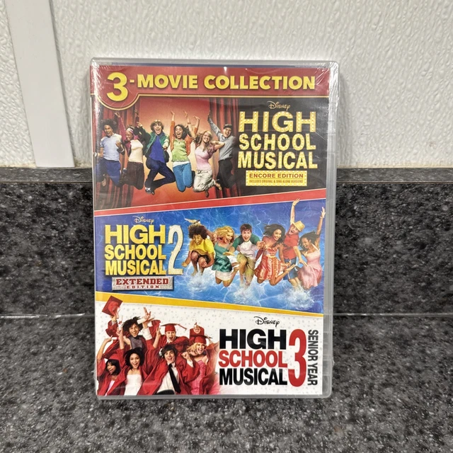 HIGH SCHOOL MUSICAL: 3-Movie Collection (DVD) BRAND NEW