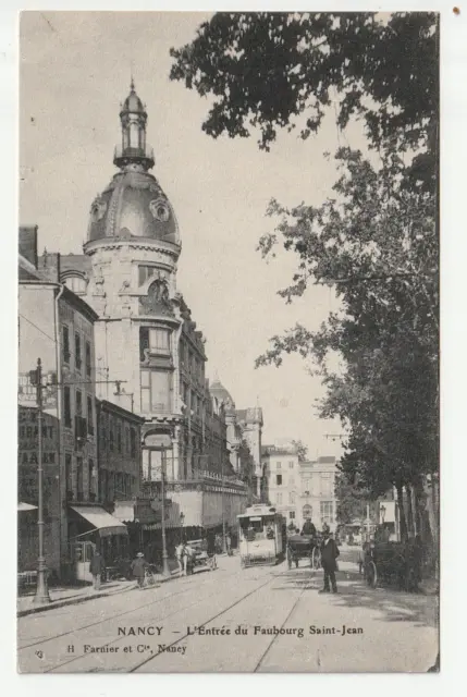 NANCY - Meurthe & Moselle - CPA 54 - tramway at the entrance to the faubourg St Jean